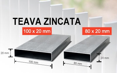 teava-zincata-400×250 Teava zincata pentru garduri si porti metalice