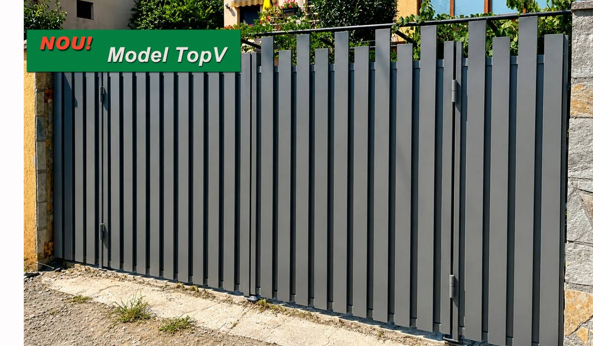 Gard metalic din profile zincate 100x20mm